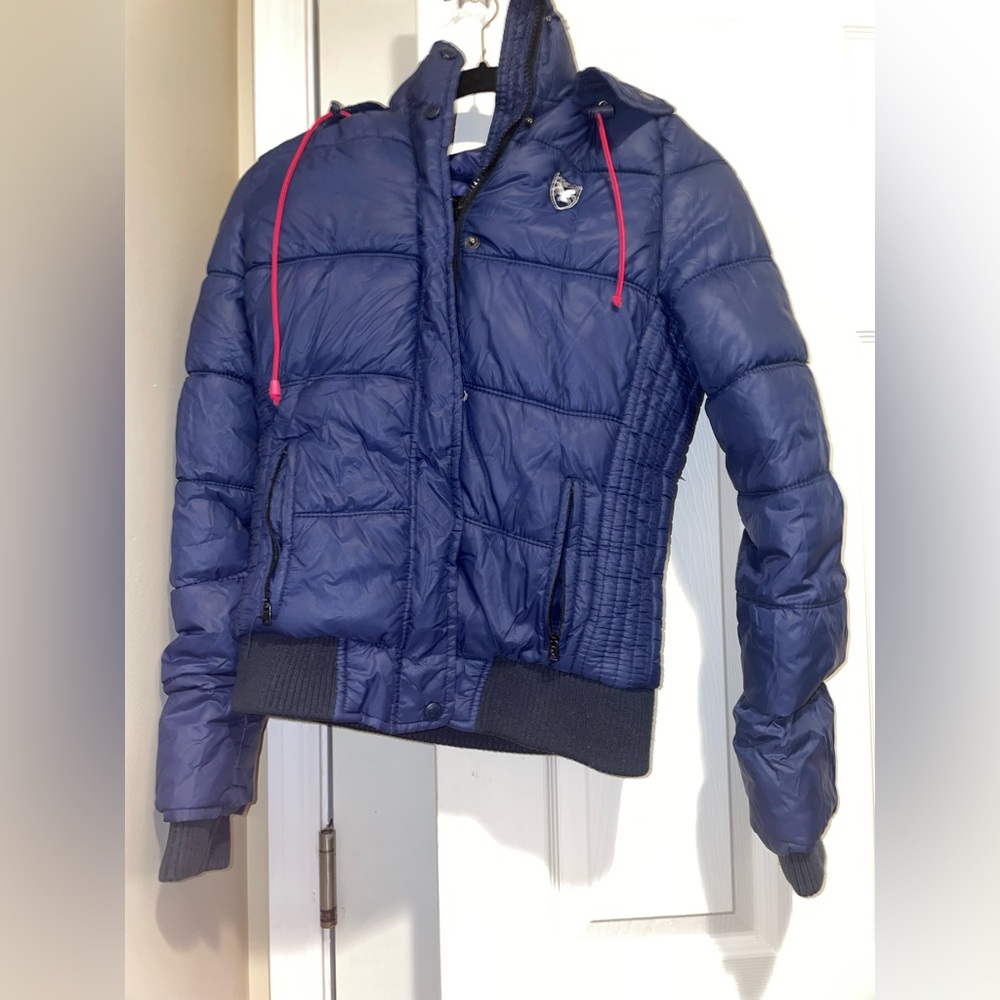 American Eagle Navy Jacket Medium - image 1